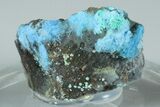 Vibrant Blue, Cyanotrichite Crystal Aggregates - China #186007-1